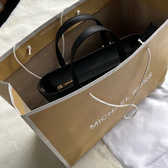 Michael Kors Jet Set Travel Extra-Small Saffiano Leather Top-Zip Tote Bag - Picture 13 of 16